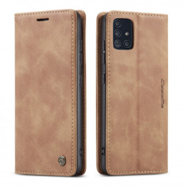 CaseMe Book Case Samsung Galaxy A51 Hoesje - Bruin