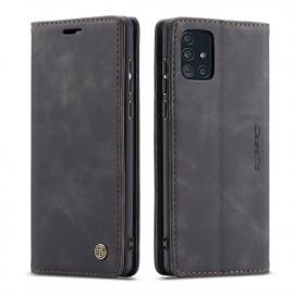 CaseMe Book Case Samsung Galaxy A71 Hoesje - Zwart