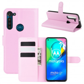 Book Case Motorola Moto G8 Power Hoesje - Pink