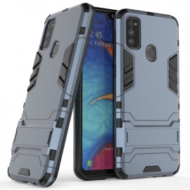 Coverup Armor Kickstand Back Cover - Samsung Galaxy M21 Hoesje - Donkerblauw