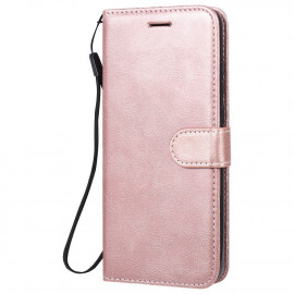Book Case - Huawei Y6P Hoesje - Rose Gold