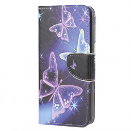 Book Case - Huawei Y6P Hoesje - Vlinders