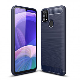 Coverup Armor Brushed TPU Back Cover - Samsung Galaxy M31 Hoesje - Blauw