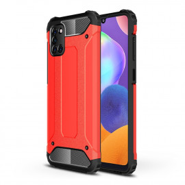 Coverup Armor Hybrid Back Cover - Samsung Galaxy A31 Hoesje - Rood
