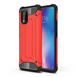Armor Hybrid Back Cover - Xiaomi Mi 10 Lite 5G Hoesje - Rood