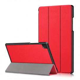 Tri-Fold Book Case met Wake/Sleep - Samsung Galaxy Tab A7 (2020) Hoesje - Rood