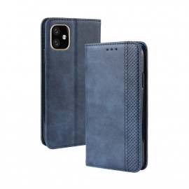 Coverup Vintage Style Book Case - iPhone 12 Hoesje - Blauw