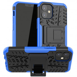Rugged Kickstand Back Cover - iPhone 12 Mini Hoesje - Blauw