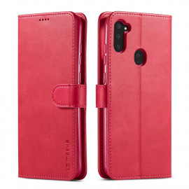 LC.IMEEKE Luxe Book Case - Samsung Galaxy M11 / A11 Hoesje - Roze