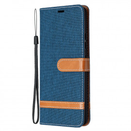 Denim Book Case - Samsung Galaxy A42 Hoesje - Blauw