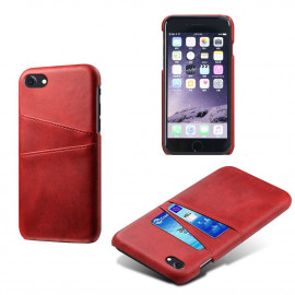 Coverup Dual Card Back Cover - iPhone SE (2022/2020), iPhone 8 / 7 Hoesje - Rood