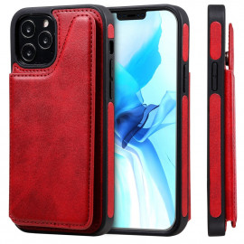 Coverup Wallet Back Cover - iPhone 12 / 12 Pro Hoesje - Rood