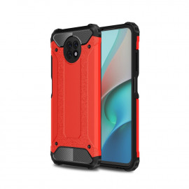 Coverup Armor Hybrid Back Cover - Xiaomi Redmi Note 9T Hoesje - Rood