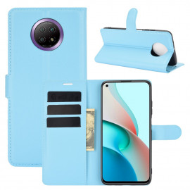 Coverup Book Case - Xiaomi Redmi Note 9T Hoesje - Lichtblauw