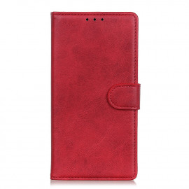 Coverup Luxe Book Case - Xiaomi Redmi Note 9T Hoesje - Rood