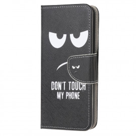 Coverup Book Case - Samsung Galaxy A12 Hoesje - Don't Touch