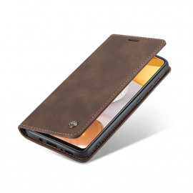 CaseMe Book Case - Samsung Galaxy S21 Plus Hoesje - Donkerbruin