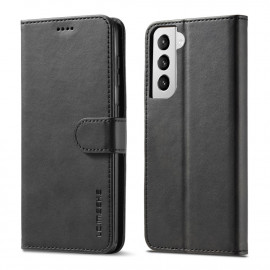 Luxe Book Case - Samsung Galaxy S21 Plus Hoesje - Zwart