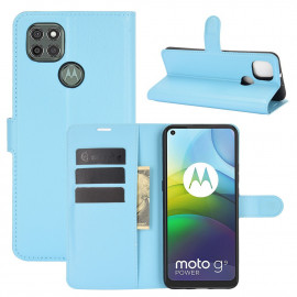 Coverup Book Case - Motorola Moto G9 Power Hoesje - Lichtblauw