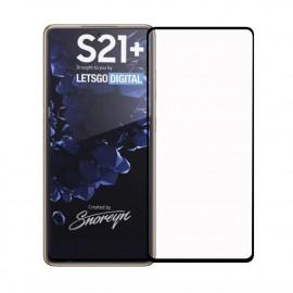 Full-Cover Screen Protector - Tempered Glass - Samsung Galaxy S21 Plus - Zwart