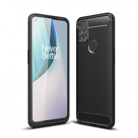 Armor Brushed TPU Back Cover - OnePlus Nord N10 Hoesje - Zwart
