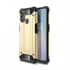 Armor Hybrid Back Cover - OnePlus Nord N100 Hoesje - Goud