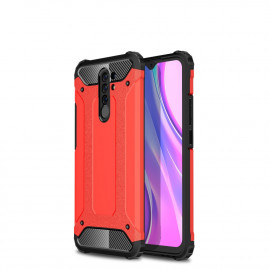 Coverup Armor Hybrid Back Cover - Xiaomi Redmi 9 Hoesje - Rood