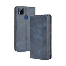 Coverup Vintage Book Case - Xiaomi Redmi 9C Hoesje - Blauw