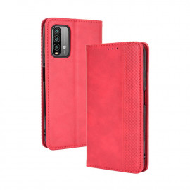 Coverup Vintage Book Case - Xiaomi Redmi 9T Hoesje - Rood