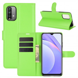 Book Case - Xiaomi Redmi 9T Hoesje - Groen
