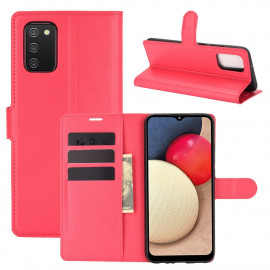 Coverup Book Case - Samsung Galaxy A02s Hoesje - Rood