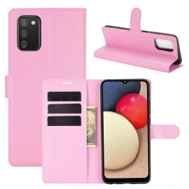 Book Case - Samsung Galaxy A02s Hoesje - Pink