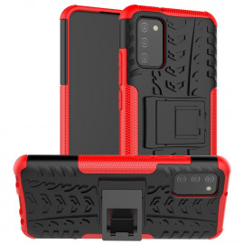 Coverup Rugged Kickstand Back Cover - Samsung Galaxy A02s Hoesje - Rood