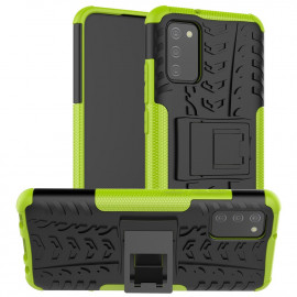Coverup Rugged Kickstand Back Cover - Samsung Galaxy A02s Hoesje - Groen