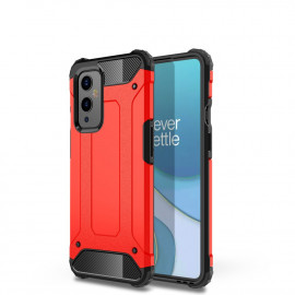 Armor Hybrid Back Cover - OnePlus 9 Hoesje - Rood