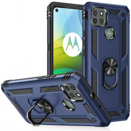 Ring KickStand Back Cover - Motorola Moto G9 Power Hoesje - Blauw
