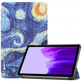 Tri-Fold Book Case - Samsung Galaxy Tab A7 Lite Hoesje - Sterrennacht