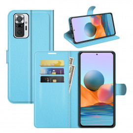 Coverup Book Case - Xiaomi Redmi Note 10 Pro Hoesje - Lichtblauw