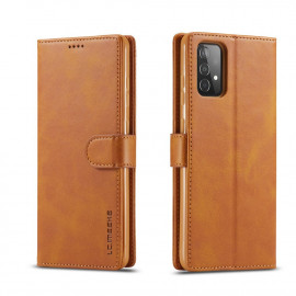 Luxe Book Case - Samsung Galaxy A52 / A52s Hoesje - Bruin