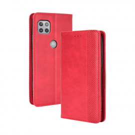 Coverup Vintage Style Book Case - Motorola Moto G 5G Hoesje - Rood