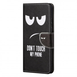 Coverup Book Case - Nokia G10 / G20 Hoesje - Don't Touch