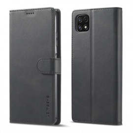 Luxe Book Case - Samsung Galaxy A22 5G Hoesje - Zwart