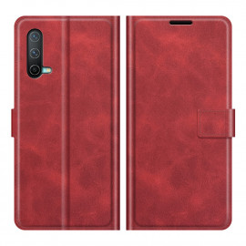 Deluxe Book Case - OnePlus Nord CE 5G Hoesje - Rood