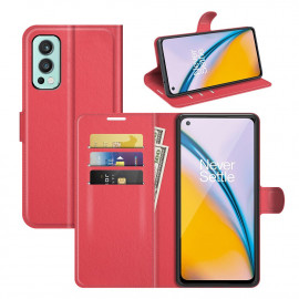 Coverup Book Case - OnePlus Nord 2 Hoesje - Rood
