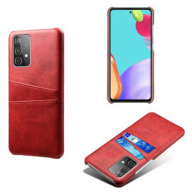 Coverup Dual Card Back Cover - Samsung Galaxy A52 / A52s Hoesje - Rood