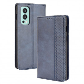 Coverup Vintage Book Case - OnePlus Nord 2 Hoesje - Blauw
