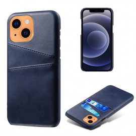 Coverup Dual Card Back Cover - iPhone 13 Hoesje - Blauw