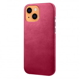 Coverup Leather Back Cover - iPhone 13 Hoesje - Roze