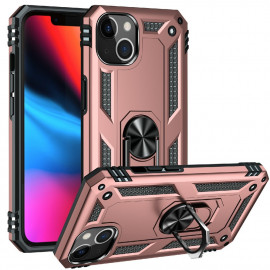 Coverup Ring Kickstand Back Cover - iPhone 13 Hoesje - Rose Gold
