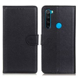 Book Case - Xiaomi Redmi Note 8 (2021) Hoesje - Zwart
